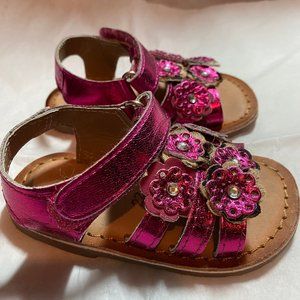 Pazitos Studded Flower Mini Burst Sandals